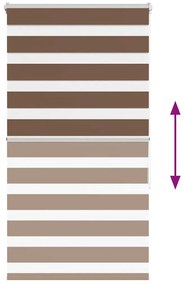 zebrafüggönnyel barna szövetszélesség 70,9 cm poliészter