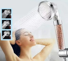 Zuhanyfej ökologikus szűrővel és ásványi anyagokkal