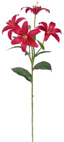 Mesterséges liliom, sötét rózsaszín, 60 cm