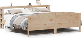 vidaXL tömör fenyőfa ágy matrac nélkül 200 x 200 cm