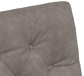 Kerekes Étkező Székek 2 pcs Szürke 58 x 67 x 97 cm Műbőr