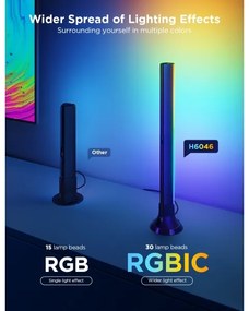 Govee - KÉSZLET 2x Backlight TV 55-65" SMART LED háttérvilágítás RGBICW Wi-Fi