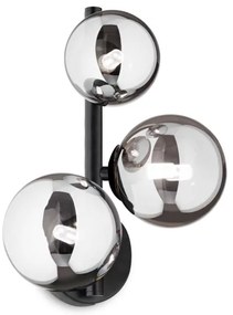 Ideal Lux - LED Fali lámpa PERLAGE 3xG9/3W/230V fekete/füstös