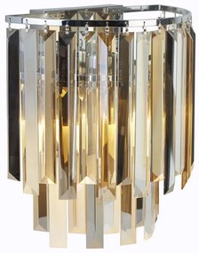 Searchlight 9832-2CC - Fali lámpa CLARISSA 2xE14/40W/230V