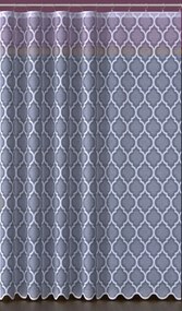 Mg Függöny Marokkó 623/780 Fehér 140X250 K szalaggal