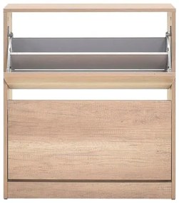 Cipősszekrény 84x73 cm barna