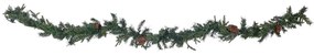 Zöld karácsonyi füzér égősorral 270 cm KAMERUN Beliani