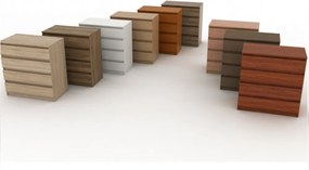 2 fiókos éjjeliszekrény, tölgy sonoma, HANY NEW 002