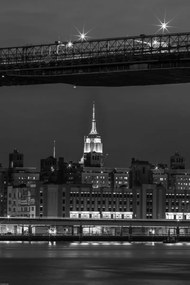 Poszter 40x60cm Esti panoráma Alsó-Manhattan 2, Assaf Fran