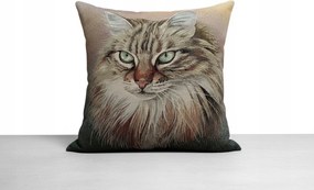 Dekoratív párnahuzat 45x45 cm Perzsa macska