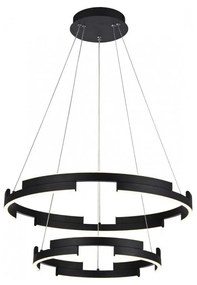 Redo 01-3179 - LED Dimmelhető csillár zsinóron CASTLE LED/60W/230V fekete