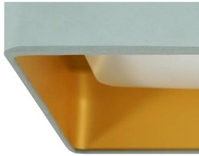 Brilagi-LED Fényerőszabályozható lámpatest VELVET SQUARE LED/36W/230V Wi‑Fi Tuya + távirányító mentazöld