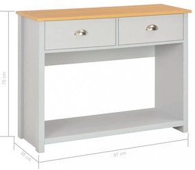szürke tálalóasztal 97 x 35 x 76 cm