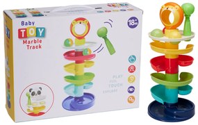Baby Toy Marble Track Golyópálya – 5 Szintes Csúszda 3 Golyóval