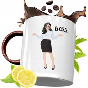 Bordó Bögre Főnöknek Születésnapi Ajándék fényképes nyomtatással