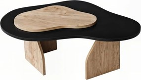 Melted - Black, Sapphire Oak