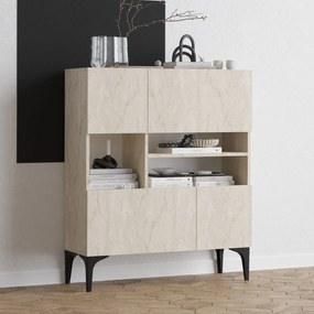 Konzolasztal Krista - Travertine