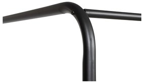 Bunk fekete kétszemélyes fém ágy, 160 x 200 cm - vtwonen