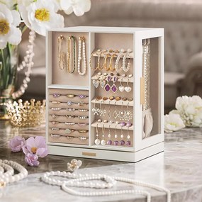 360°-ban forgatható ékszerdoboz