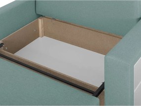 DOLAR1 Kétszemélyes kinyitható kanapé Rózsaszín