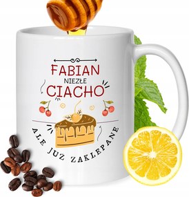 Bögre Fábián Férj Barátjának Nyomtatott Ajándék Fehér 330ml