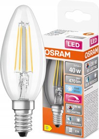 Led izzó E14 3,4W 4000K CRI90 Tompítható Osram