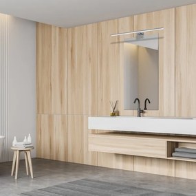 LED Fürdőszobai tükörvilágítás SHINE LED/15W/230V 80 cm IP44 fényes króm