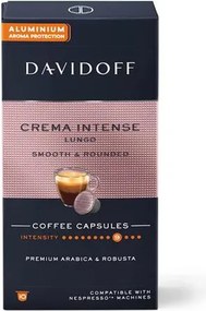 Kávékapszula, Nespresso® kompatibilis, 10 db, DAVIDOFF Crema Intense Lungo (KHK1068)
