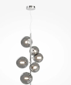 Maytoni glamour modern függeszték dallas króm füstös mymod545pl-06ch