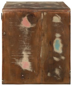 TV szekrény 80x32x36 cm Tömör újrahasznosított fa