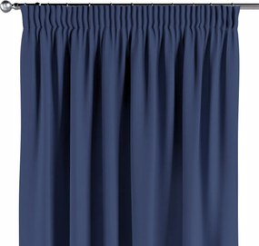 Függöny ráncoló szalaggal 1 db 140x260cm kék