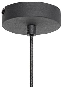 Modern függőlámpa fekete 38 cm - Saffira