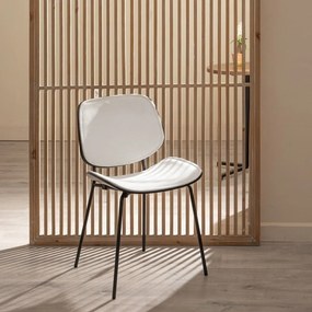 Fehér étkezőszék szett 2 db-os Elio – Ixia