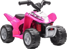 AIYAPLAY Elektromos Quad 18-36 Hónapos Gyerekeknek HONDA Licenc 6V Akkumulátoros Jármű LED Fényszórókkal, Kürttel, 2,8 km/h Sebességgel - 65,5x38,5x43