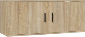 vidaXL sonoma tölgy fali TV-szekrény 100x34,5x40 cm