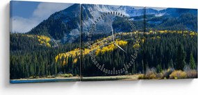 Kép - Lost Lake, Oregon (órával) (90x30 cm)