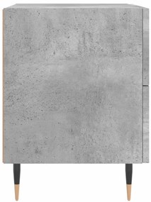 betonszürke szerelt fa éjjeliszekrény 40 x 35 x 47,5 cm
