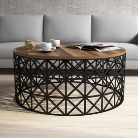 Selin Metal Ferforje - Walnut
