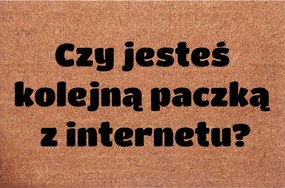 Kókuszos Lábtörlő az ajtóhoz Te vagy a következő csomag az internetről?