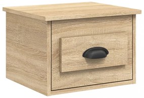 2 db sonoma tölgy falra szerelhető éjjeliszekrény 41,5x36x28 cm