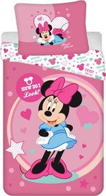 Disney Minnie Look ágyneműhuzat 140×200cm, 70×90 cm microfibre