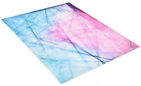 TOSCANA Modern kék és rózsaszín szőnyeg Szélesség: 80 cm | Hossz: 150 cm