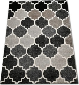 Szőnyeg 120x170 Szürke Fríz Modern Hálószoba Nappali Divatos