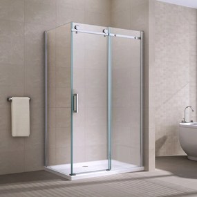 Belver || Duo zuhanykabin 80x120, 195cm, 6mm, NANO