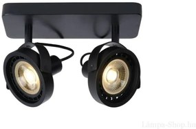 LUCIDE-31931-24-30 TALA-LED Fekete Színű Mennyezeti Lámpa 2XGU10 AR111 12W IP20