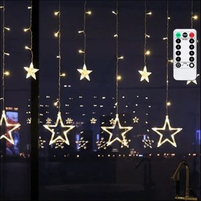 Aigostar - Kültéri karácsonyi LED fényfüzér 120xLED/6W/230V/8 üzemmód 3x0,6m IP44 meleg fehér+távirányító