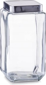 Zeller, Üveg tartály acél fedéllel, 2L