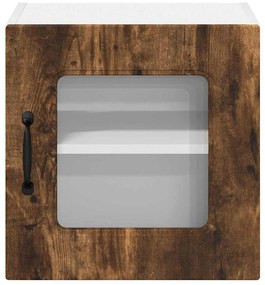 Fali konyhaszekrény 2 pcs Füstölt tölgy 40 x 31 x 40 cm Faanyag