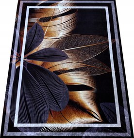 Szőnyeg 180x260 Modern Csúszásgátló Fekete