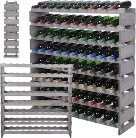 Palacktartó állvány 8x10-es moduláris bortartó állvány építőkockák impregnáló